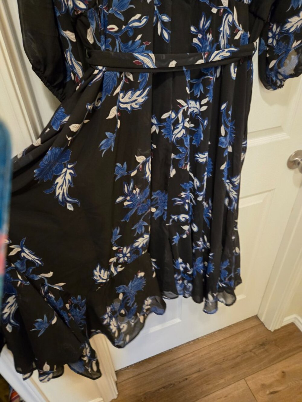 Lane Bryant black and blue dress size 22 new with tags - Picture 14 of 15